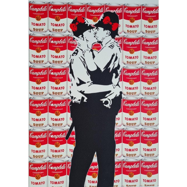 Death Nyc - Kissing Coppers - Limited Edition With Certificate Paper: Fine art 300 gsm paper. Numbered from the edition of...