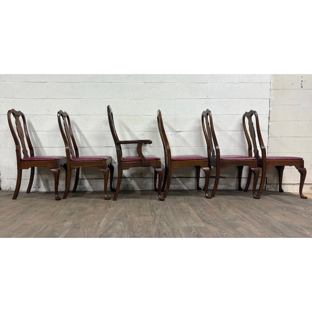 Vintage Pennsylvania House Solid Cherry Dining Chairs - Set of 6 For Sale - Image 11 of 13