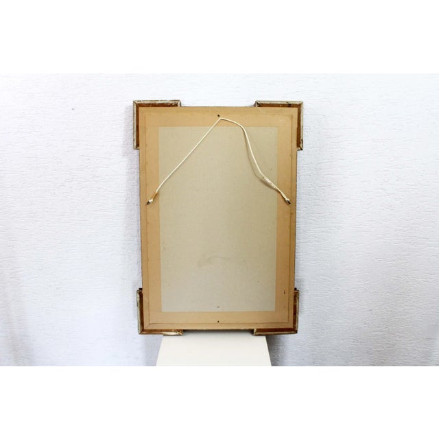 Vintage Golden Mirror For Sale - Image 10 of 11