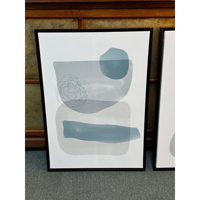 Calligaris Kuadro Geometric Prints, Set of Two For Sale - Image 9 of 12