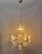 Glass Venetian 2-Tier Chandelier with 9 Bulbs For Sale - Image 7 of 14