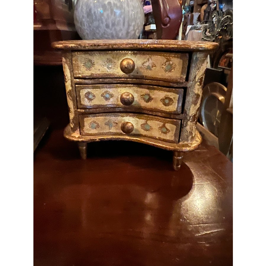 1960s Florentine Jewelry Box | Chairish