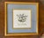 Petite "Blue Columbine" Needlework, Vintage For Sale - Image 9 of 9