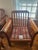 Brown Late 20th Century Hickory Chair Company Dark Brown Wood Accent Chairs With Footstool For Sale - Image 8 of 15