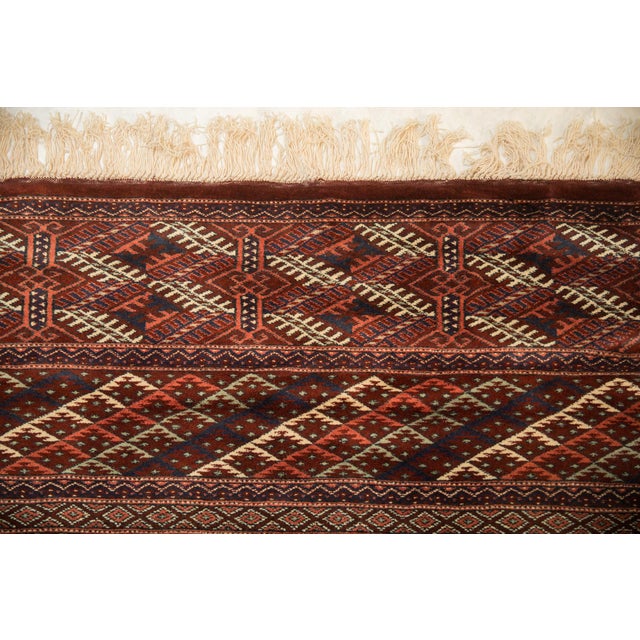 Vintage Fine Bokhara Rug - 12'2" X 14'8" For Sale - Image 4 of 15