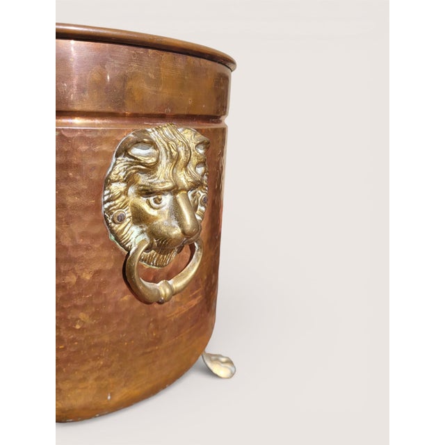 Copper Copper Plant Planter, 1920s, Set of 2 For Sale - Image 8 of 11