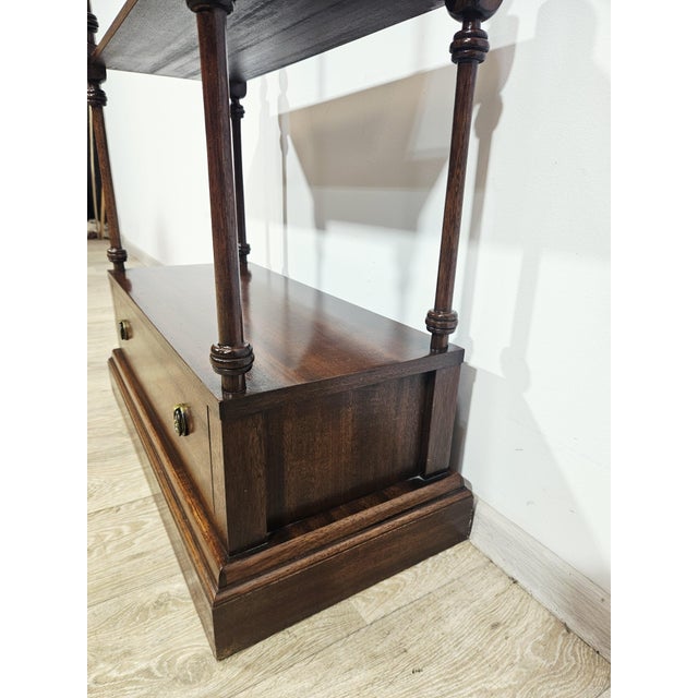 20th Century Classic Mahogany Shelf, England For Sale - Image 9 of 18