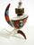 Mid-Century Modern Italian Hand-Painted Ceramic Table Lamps, 1950s, Set of 2 For Sale - Image 12 of 18