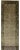 Handwoven Wool and Silk Tibetan Style Runner Rug 3'0"×14'0" For Sale