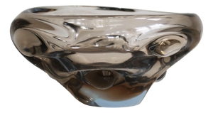 Art Glass Pattern 5954 Bowl by Jan Beránek for Skrdlovice, 1959