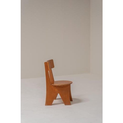 1970s Mid-Century Modern Sculptural Plywood Chairs, Germany, 1970s, Set of 2 For Sale - Image 5 of 13