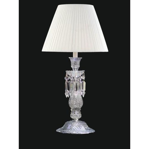 Collection regina table lamp, metal and crystal, ncl 221/ws by jago dimensions: d 36 x h 70 cm. Materials: metal, crystal....