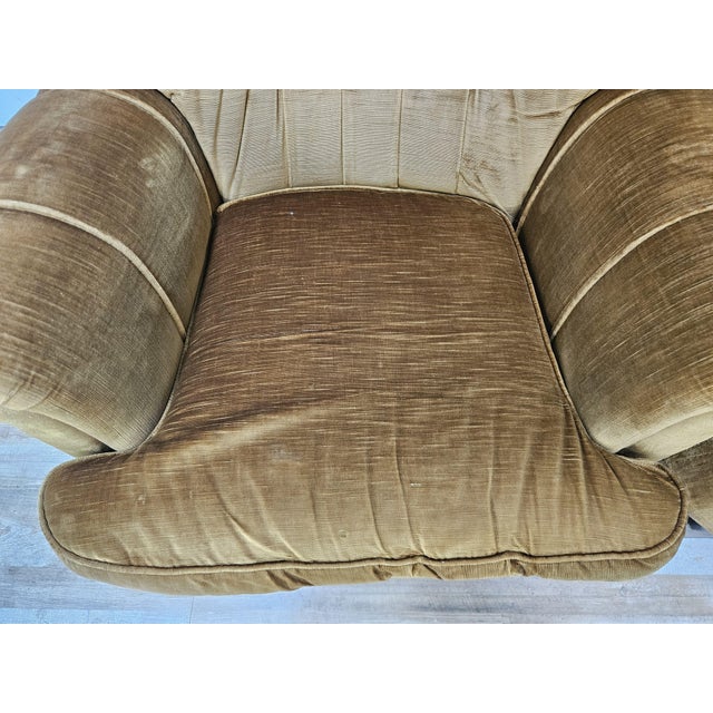 Vintage Velvet Armchairs, 1960s, Set of 2 For Sale - Image 10 of 17