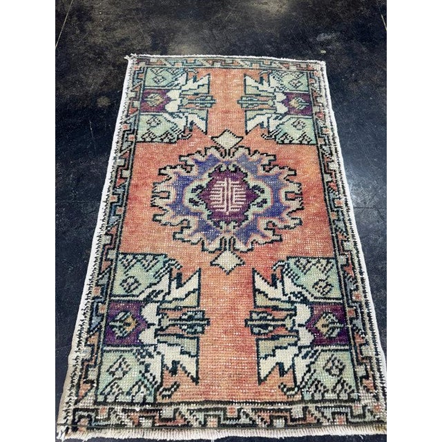 Turkish Yastik Rug 1'8" x 2'9" For Sale - Image 4 of 5