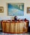Zebra Wood Art Deco Bar and Buffet Table For Sale - Image 4 of 4
