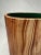 This Mid-Century Modern American pottery by Romco, U.S.A. is in a faux finish mimicking a wood grain. A smooth painted...