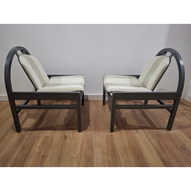 French Armchairs from Baumann, 1980s, Set of 2 For Sale - Image 3 of 14