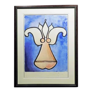 Salvador Dali "Lys" From the Anamorphoses Suite, Hand Signed Custom Framed