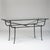 Beautiful Diego Giacometti-style cast bronze console table. Exquisite stretcher details and richly patinated surface...