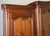Vintage French Louis XVI Style Carved Oak 4-Door Armoire For Sale - Image 4 of 12