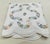 1940s Vintage All-Cotton Hand-Stitched Double Wedding Ring Scalloped Quilt For Sale - Image 9 of 18