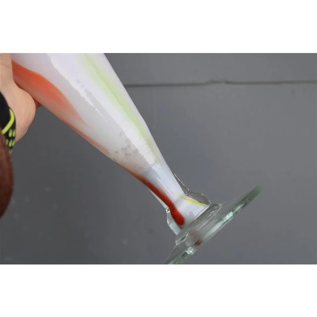 Italian Multi Colored Murano Glass Jar, 1960s For Sale - Image 11 of 13