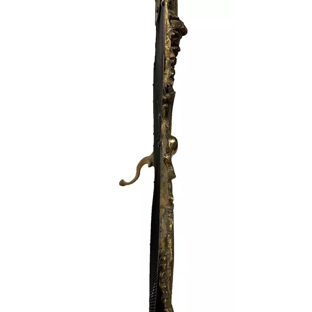 Vintage French Brass Free Standing Fireplace Screen Circa 1820 For Sale - Image 9 of 10