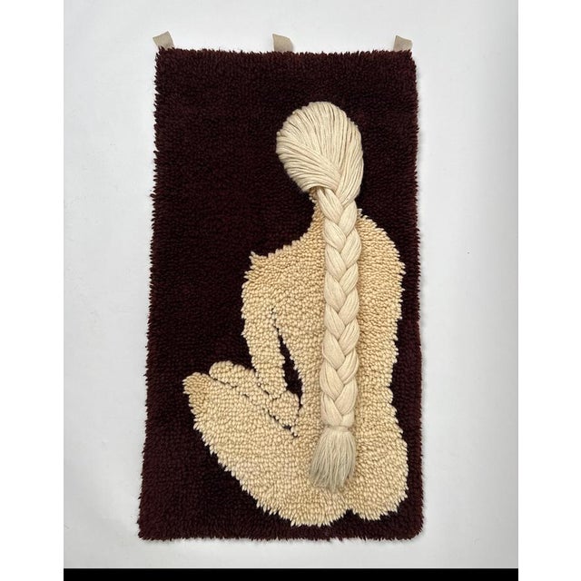 This beautiful, high-quality tapestry from the 1960s was made by hand from wool. The quality of the wool is excellent and...