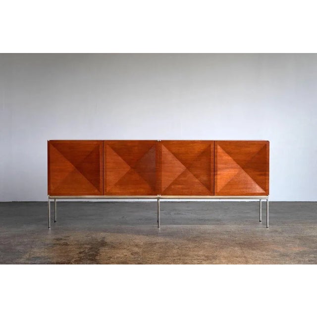 Sideboard "Pointe de Diamant" designed by the renowned French design-duo Antoine Philippon and Jacqueline Lecoq for Erwin...