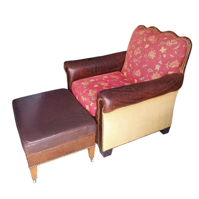 Luxury Reinvented: The Ricardo Chair and Ottoman Set by King Hickory Experience the perfect marriage of artisan...
