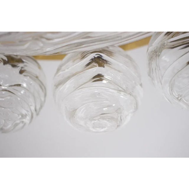 Snowball Ceiling Lamp in Blown Glass For Sale - Image 11 of 15