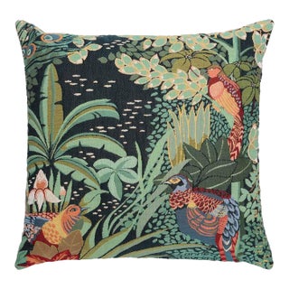Jungle Birds I Regular Cushion With Feather Filler - 46x46cm (18"x18") For Sale