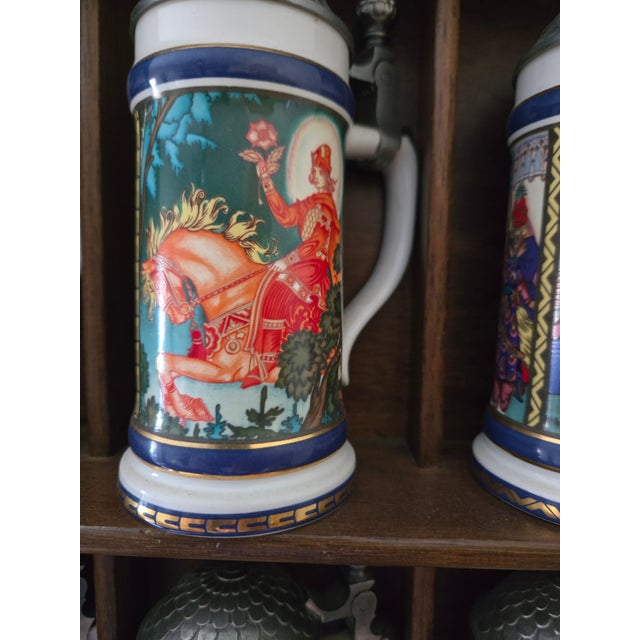1990s Beer Steins Represents the 12 Fairy Tales For Sale - Image 10 of 11