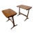 Mid-Century Danish Modern Selig Poul Jensen Walnut Nesting Tables - Set of 2 For Sale
