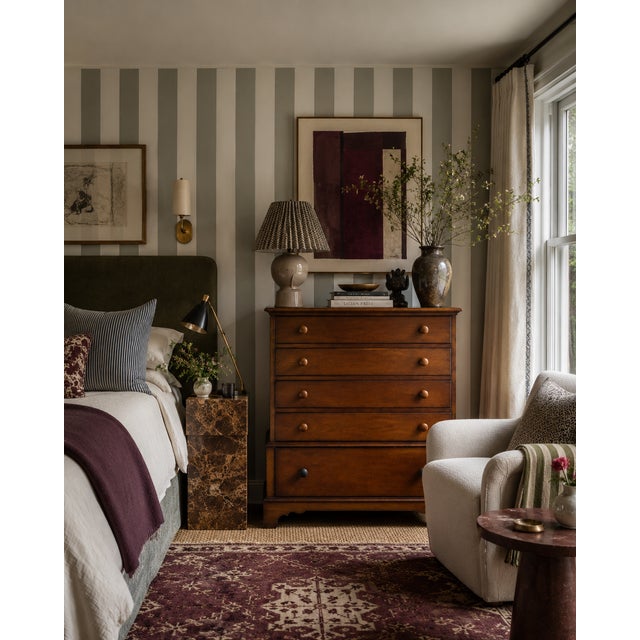 Vintage Walnut Five-Drawer Chest of Drawers With Hidden Cedar Chest, 1930s–1940s For Sale - Image 18 of 18