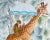 Hand‑Painted Whimsical Tropical Safari Chinoiserie Wall Mural For Sale - Image 4 of 7