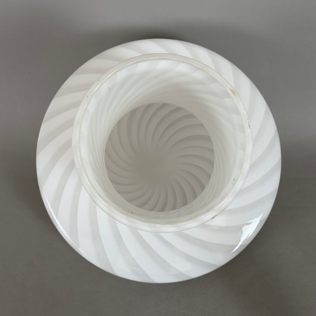Space Age Swirl Murano Glass Mushroom Table Lamp from Gambaro Poggi, 1970s For Sale - Image 9 of 13