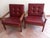 Teak and Leather Lounge Chairs by Illum Wilkelsø for Niels Eilersen, Denmark, 1960s, Set of 2 For Sale - Image 16 of 16