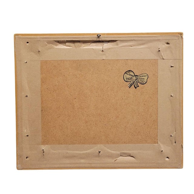 Benito Mauleón, Still Life of a Writing Desk, 1960s, Engraving, Framed For Sale - Image 3 of 5