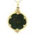 Vintage 18k Gold Ancient Coin Diamond & Sapphire Pendant For Sale - Image 9 of 10