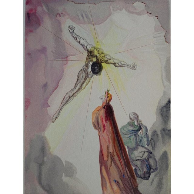 Salvador dali (1904-1989) paradise 14: appearance of christ color woodcut unsigned on bfk rives vellum 26 x 33 cm (c. 10 x...