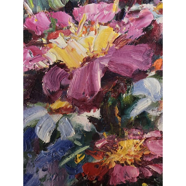 Oil Painting Daisies Kuzeminsky Nikolay Borisovich For Sale - Image 9 of 11