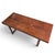Wood Milo Baughman for Thayer Coggin Mid-Century Rosewood & Walnut Coffee Table - Model 4325 For Sale - Image 7 of 11