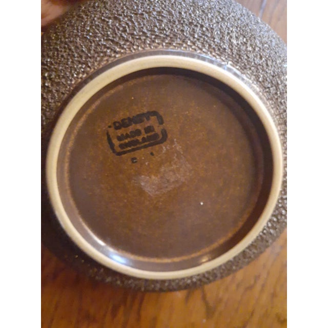 1980s 1980s Denby Ceramic Sgraffito Glaze Bowl Made in England For Sale - Image 5 of 6