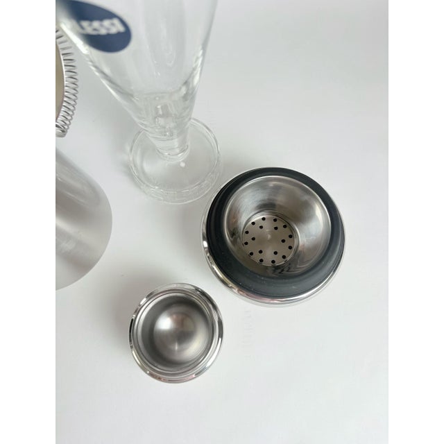 Alessi Vintage Italian Cocktail Shaker Set by Matteo Thun for Alessi, 1980s, Set of 4 For Sale - Image 4 of 6