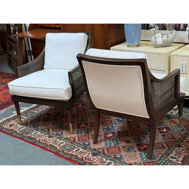 Mid-Century Modern Michael Thomas Kirkwood Accent Chairs, Pair For Sale - Image 3 of 12