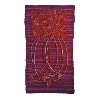 1980s Vintage "Square One" Contemporary Mexican Wall Hanging For Sale