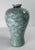Mid-Century Asian Modern Korean Celadon Green Meiping Vase With Cranes For Sale - Image 4 of 9