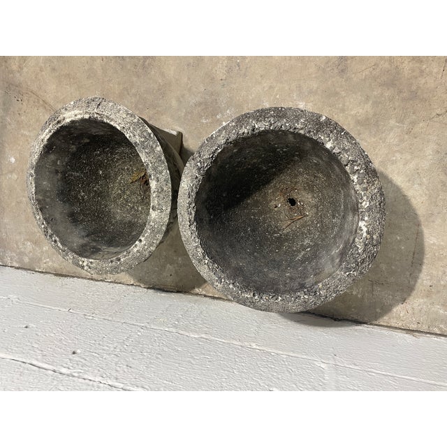 Late 18th Century Concrete French Planters With Fruit Relief, A Pair For Sale - Image 9 of 9