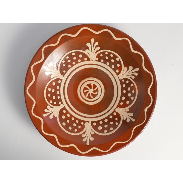 Brown and Cream White Stoneware Bowl by Andersson & Johansson for Höganäs, 1920s For Sale - Image 6 of 11